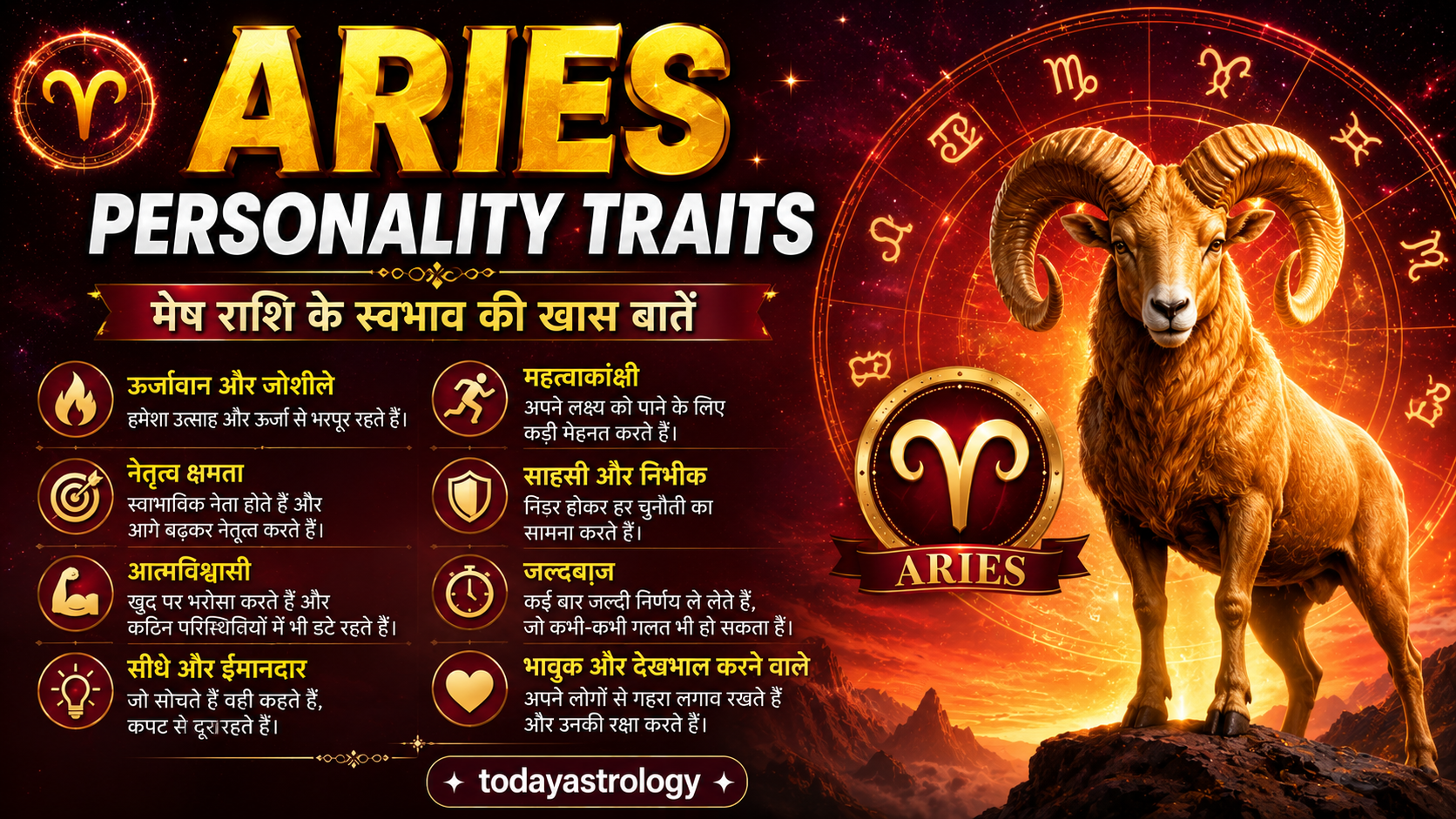 Aries Men Personality